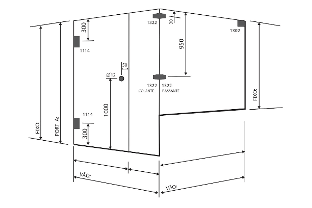Box Passante Colante